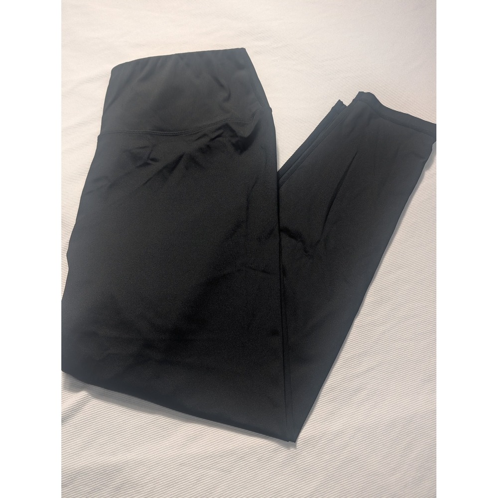 Chic Soul Women Black High Waisted Activewear Leggings Plus Size 2XL